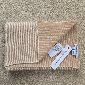 NWT The Cashmere Project Two Tone Ribbed Scarf